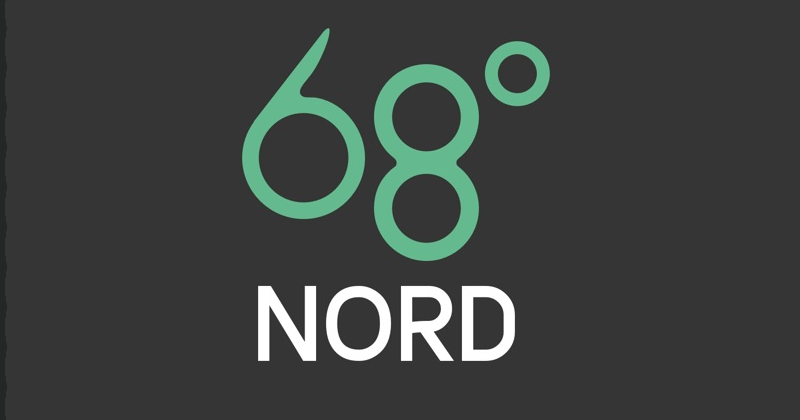 Værmelding for Nord med temperatur på 68 grader