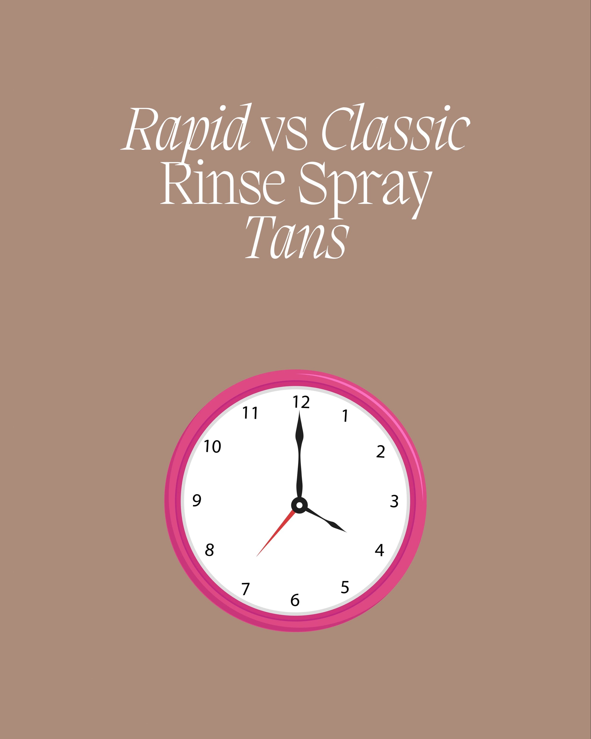 Rapid vs Classic ⏰

Rapid Solution:
1-6 hour rinse time
24 hour development time
Minimal color post rinse
Best for daytime appointments
Lasts 7-10 days depending on care

Standard solution:
8-12 hour rinse time
24 hour development time
Visible color 
