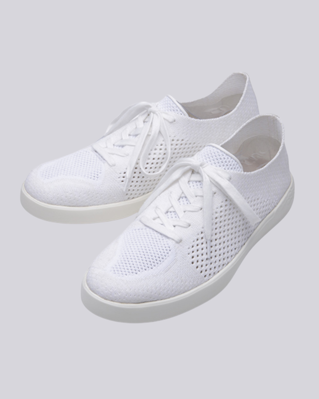 Scarpe da ginnastica bianche in mesh