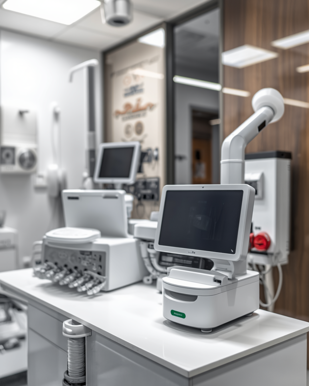 Strumentazione medica in un ambiente ospedaliero