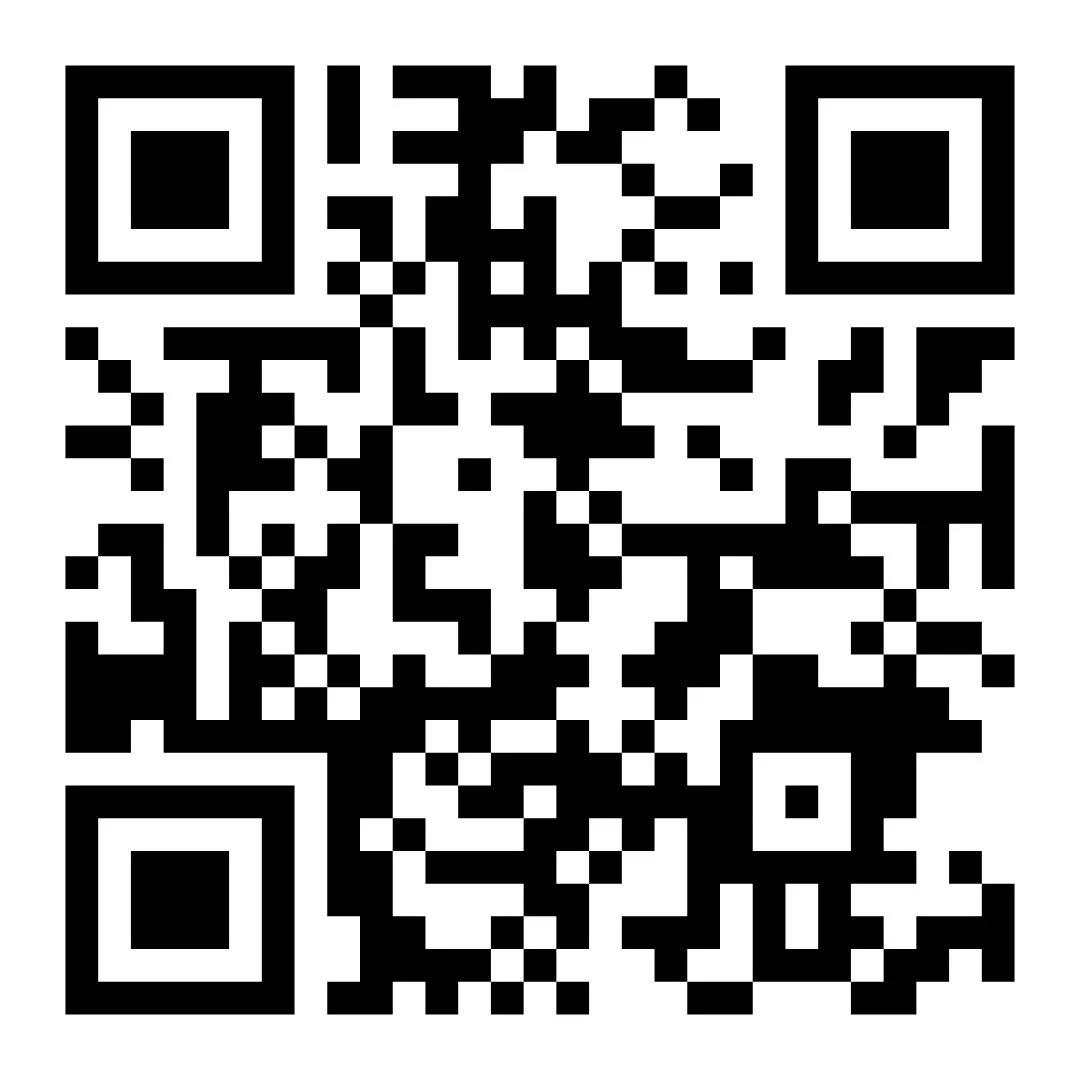 QR code in black and white.