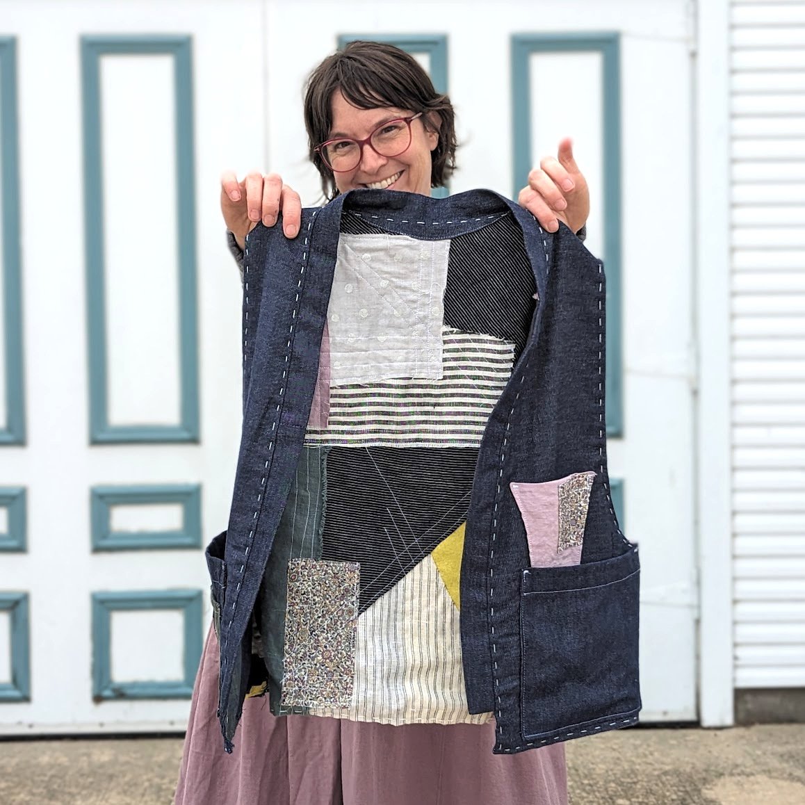 Lynn Vest: A Zero-Waste PDF Sewing Pattern
