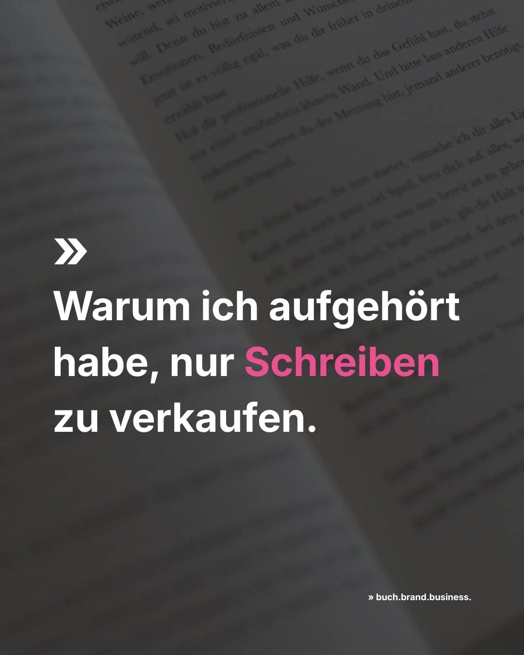 In den letzten Wochen ist hier im Hintergrund viel passiert. Und jetzt lassen wir die Katze mal aus dem Sack: 

Ich pr&auml;sentiere: Das Studio &raquo; buch.brand.business.
dein All-inkl. Paket f&uuml;r Autorinnen. 

Hier lernst du alles &uuml;ber B
