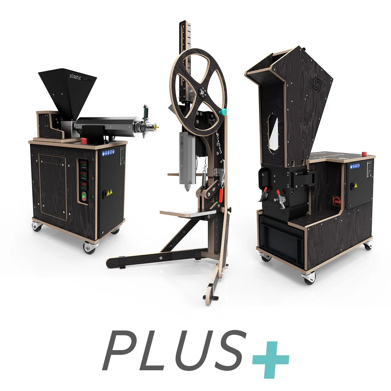 Extruder, Injection Moulding Machine, Granulator