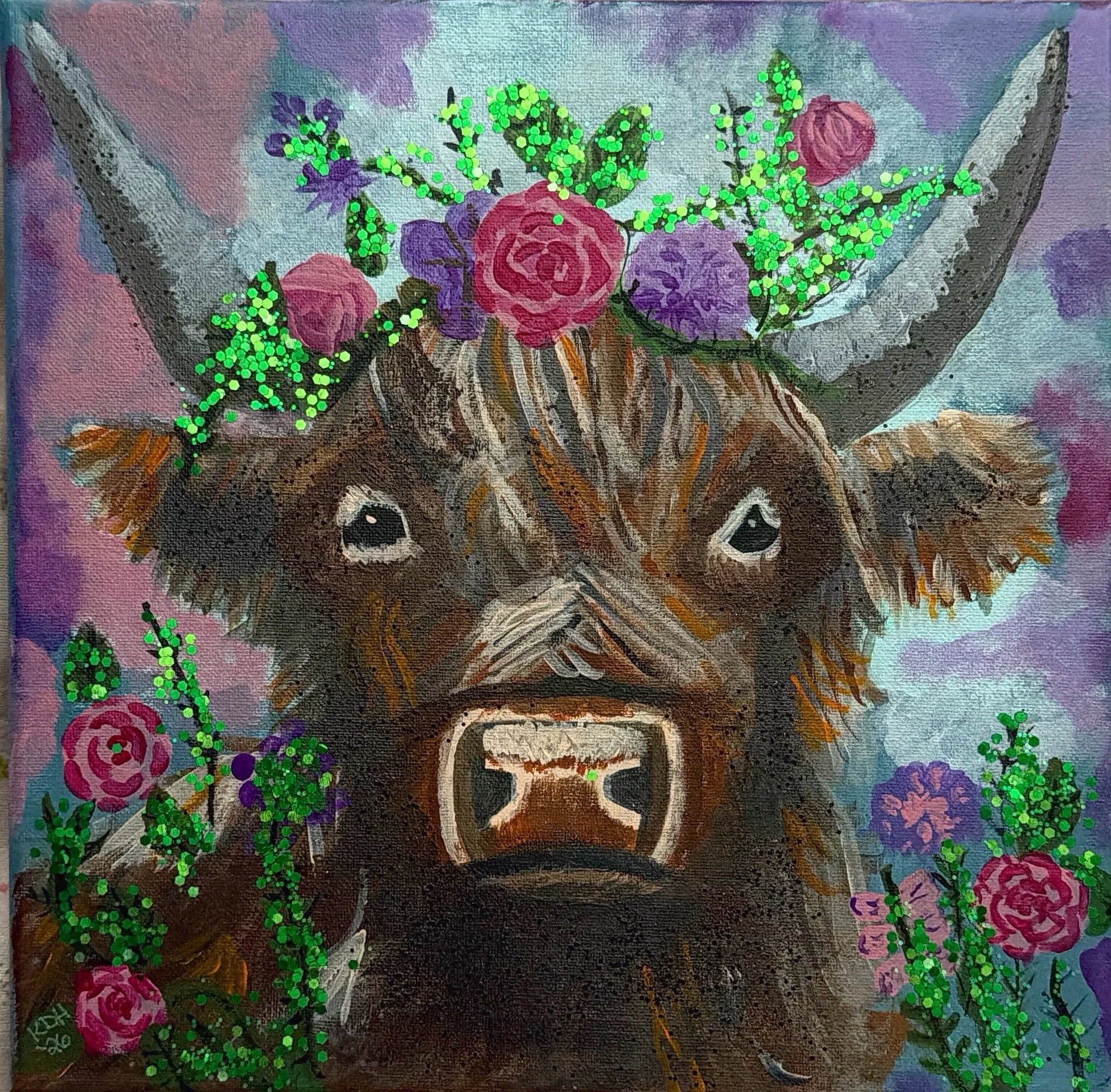 Coo with glitter flowers.JPEG