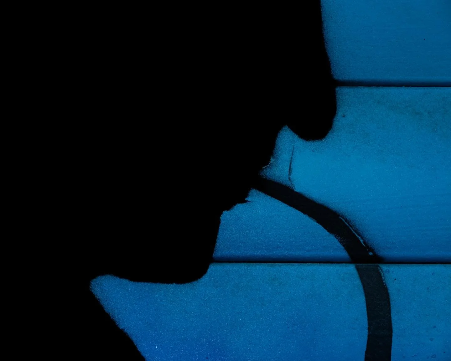 Alone in Blue