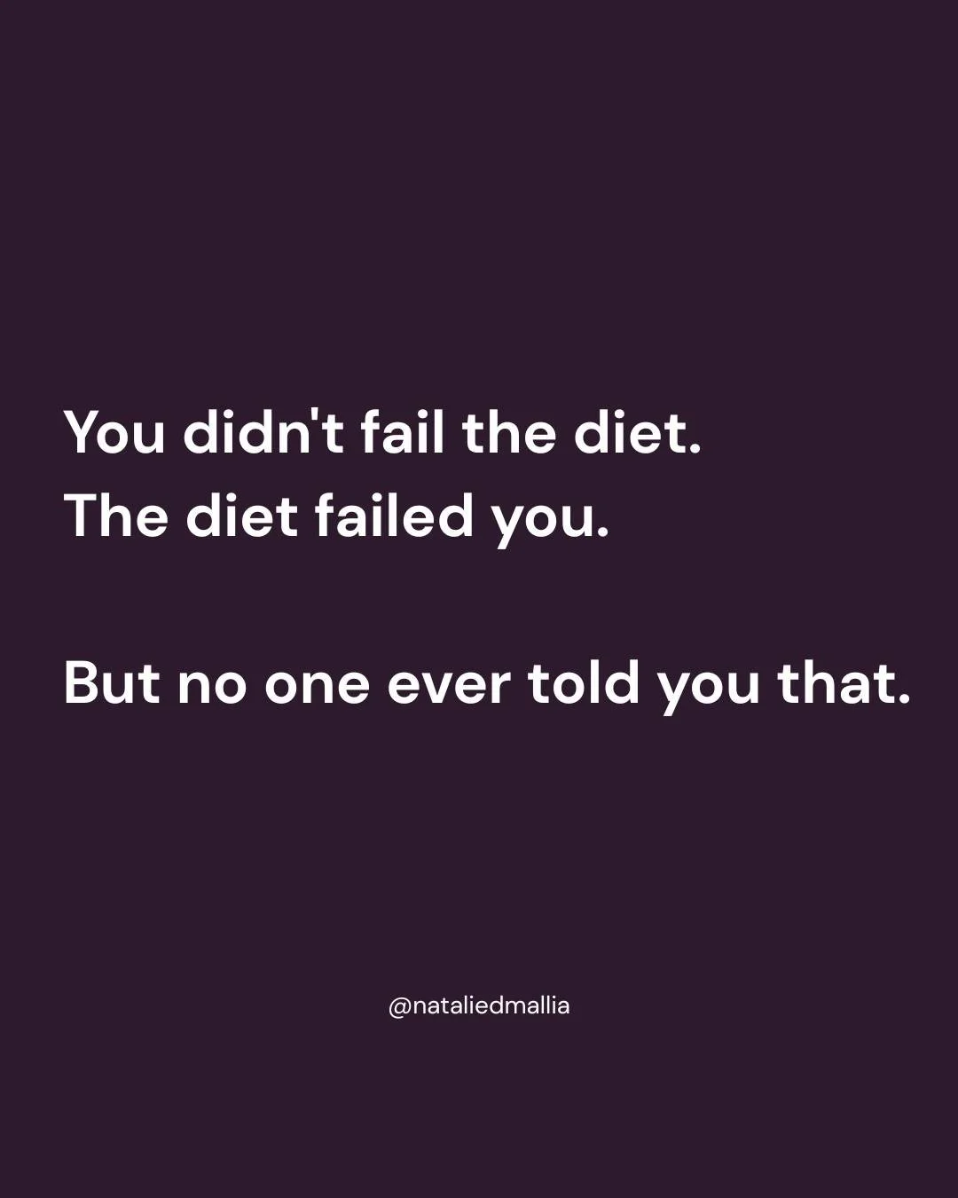 Every diet works &mdash; while you're working it.

But not one of them ever taught you what to do next. You hit the goal, or you didn't, and either way you were left standing there thinking: now what?

That's not a willpower problem. That's a massive
