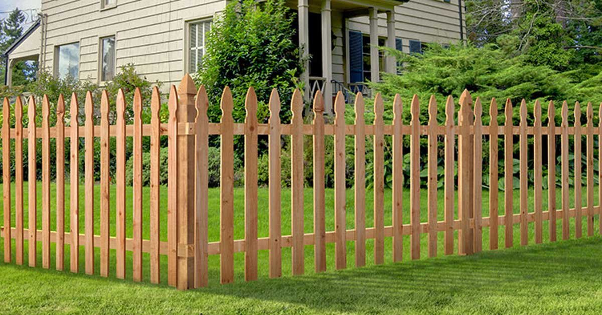 Wood picket fence installation — Charleston, SC · Budget Fencing & Construction