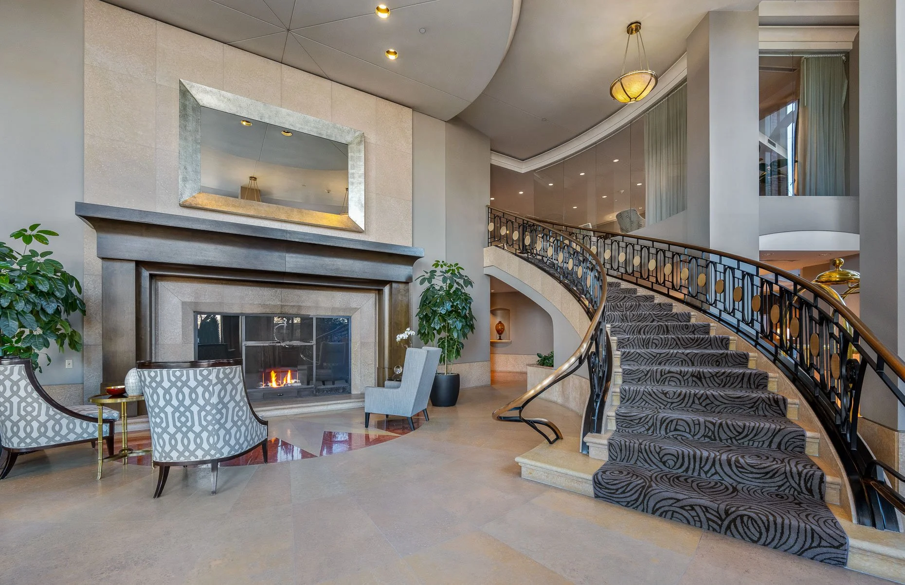 Cherry Creek condo lobby