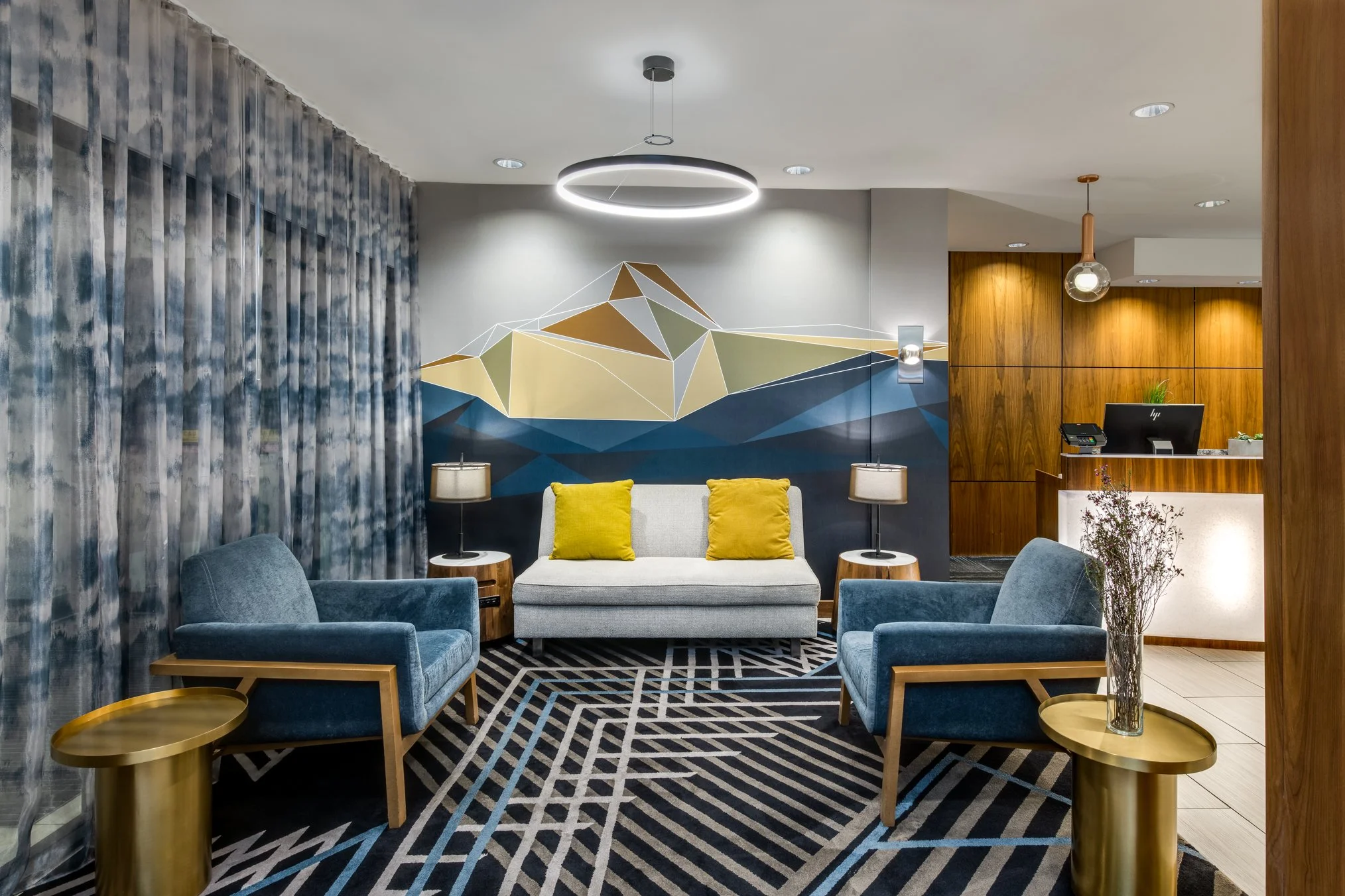 Lobby of hotel in Denver
