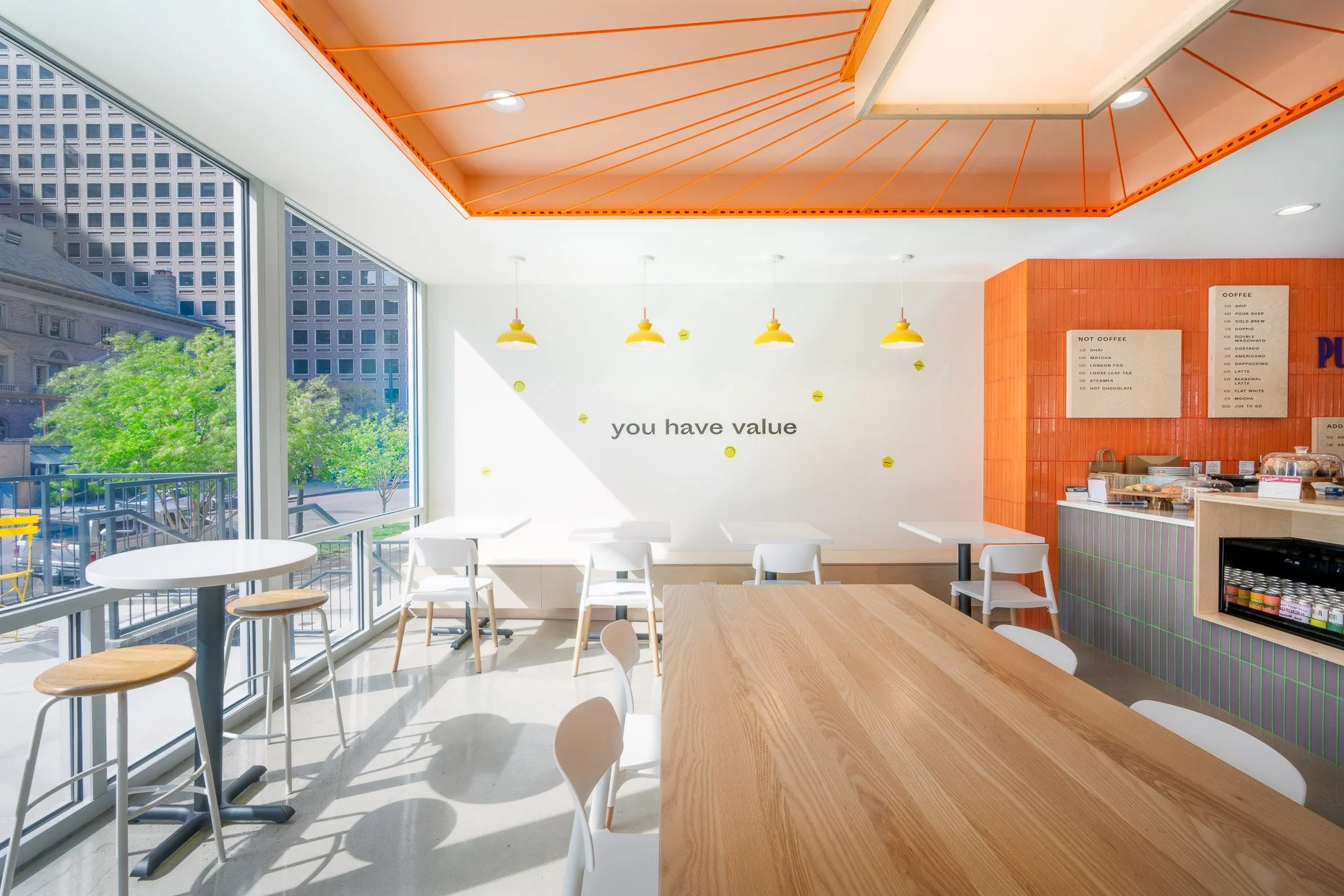 Coffee shop interior