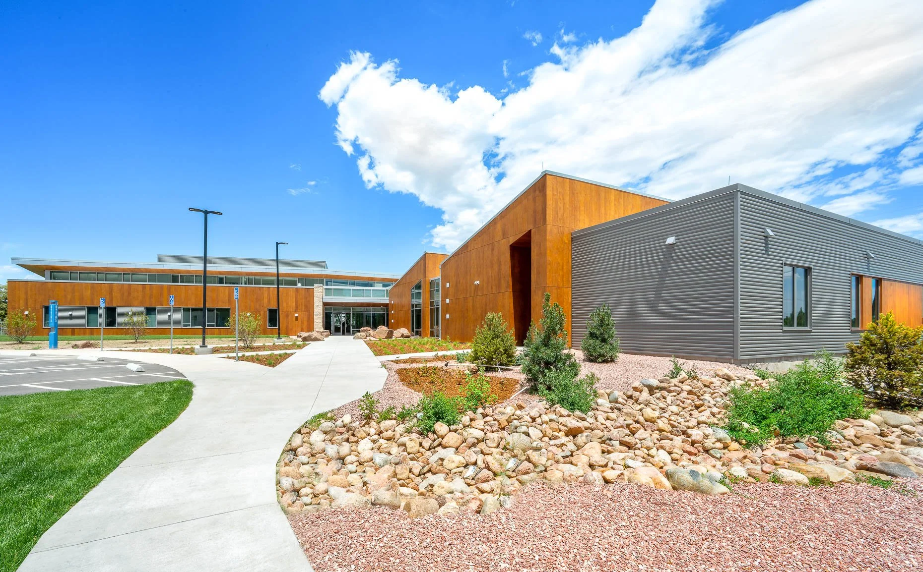 Exterior of Veterans hospital