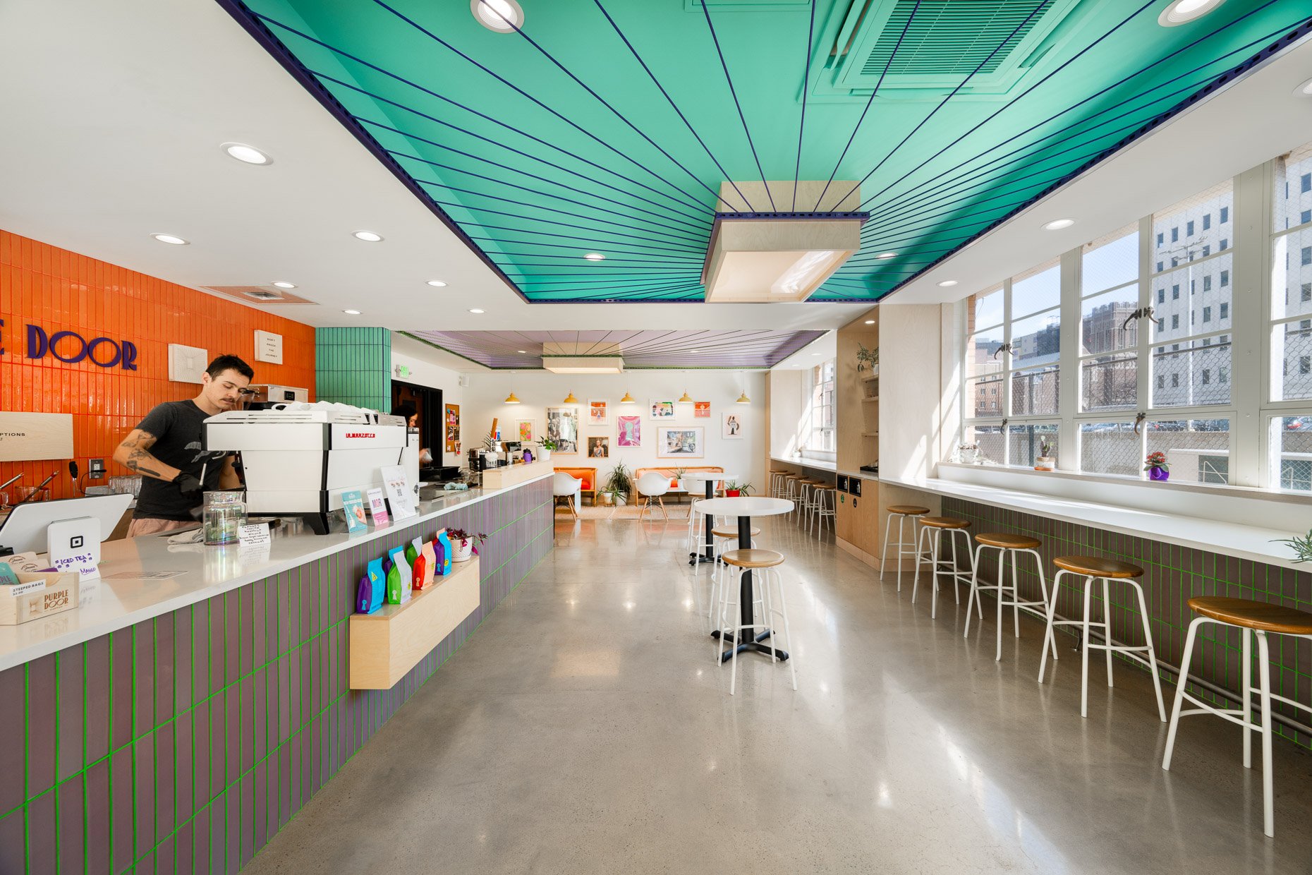 Coffee shop interior