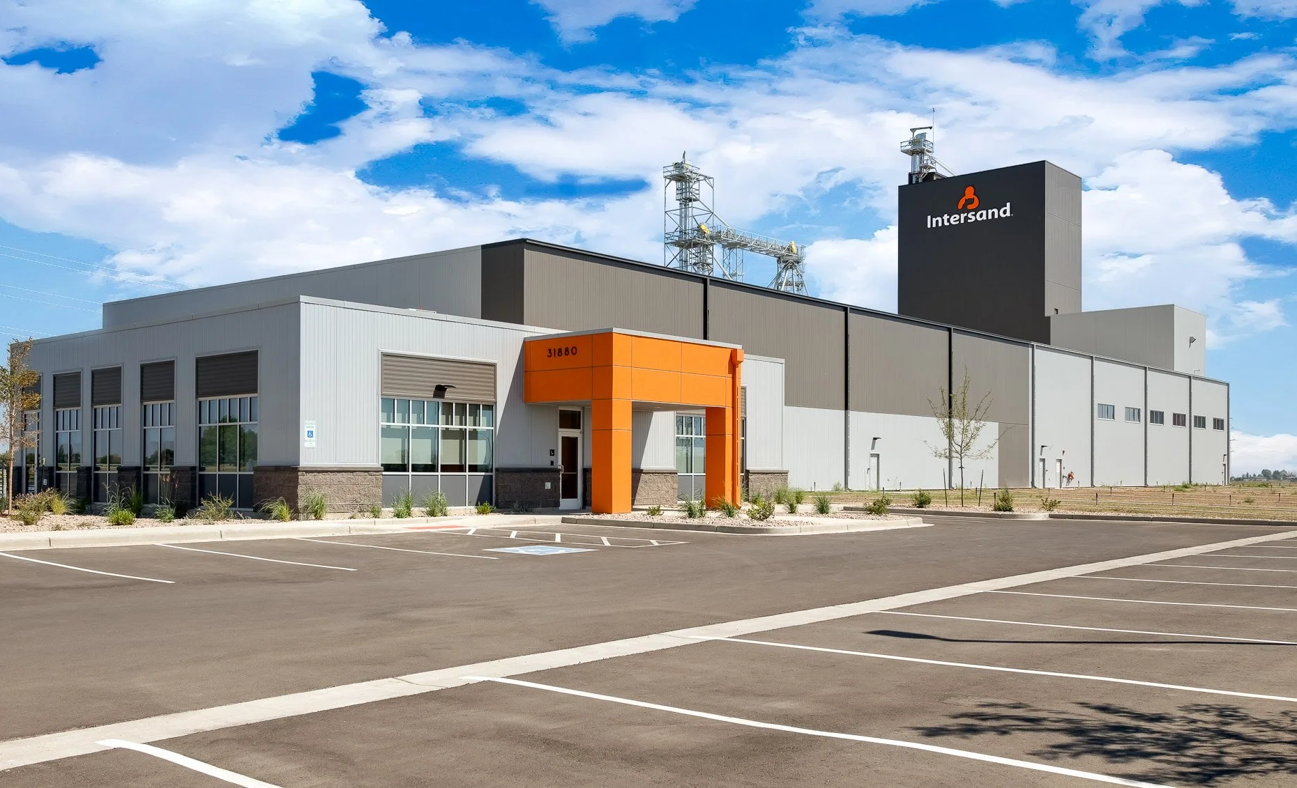 Exterior of Intersand plant 