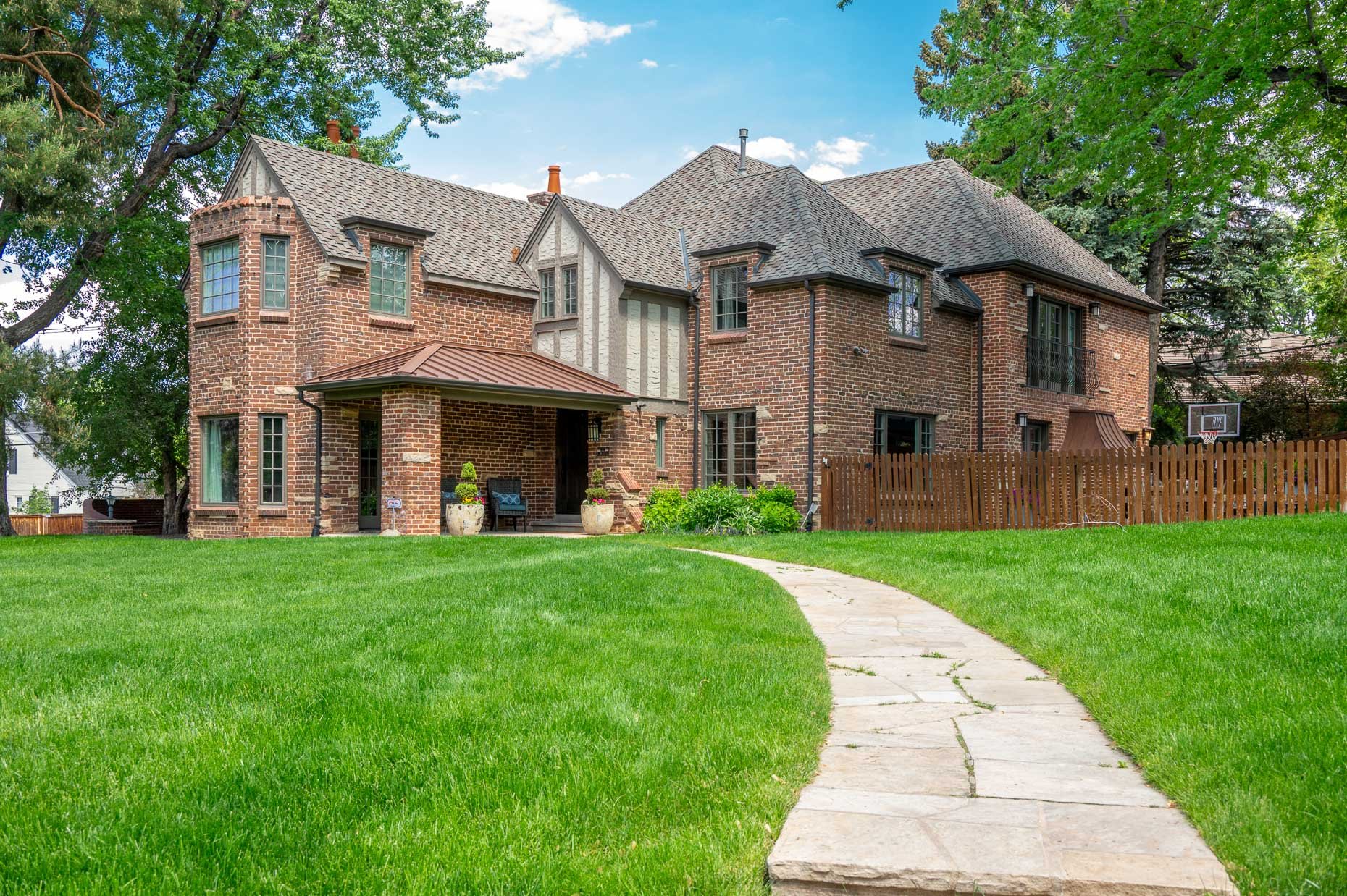Gorgeous grand tudor exterior