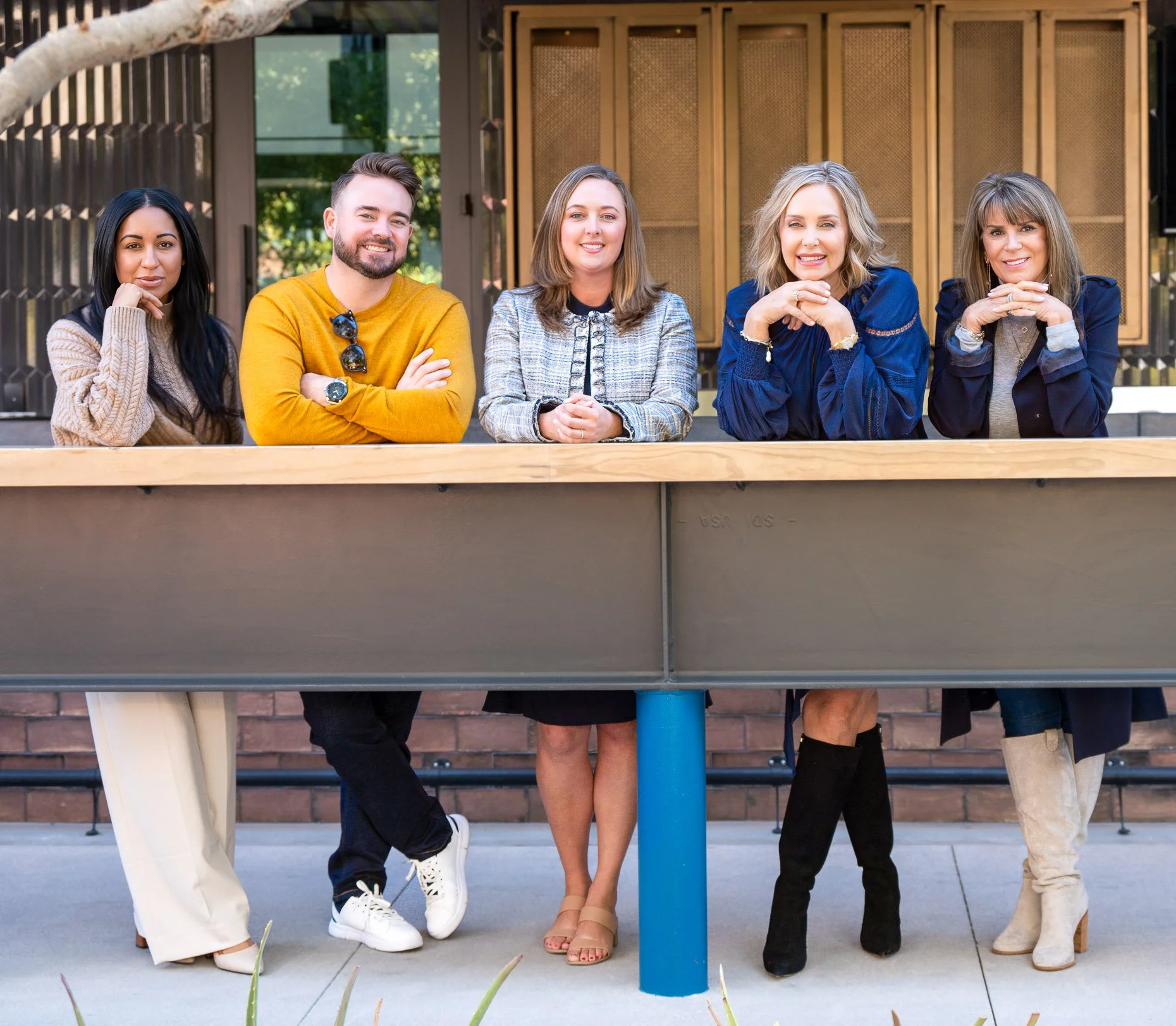 Branding photo of real estate team