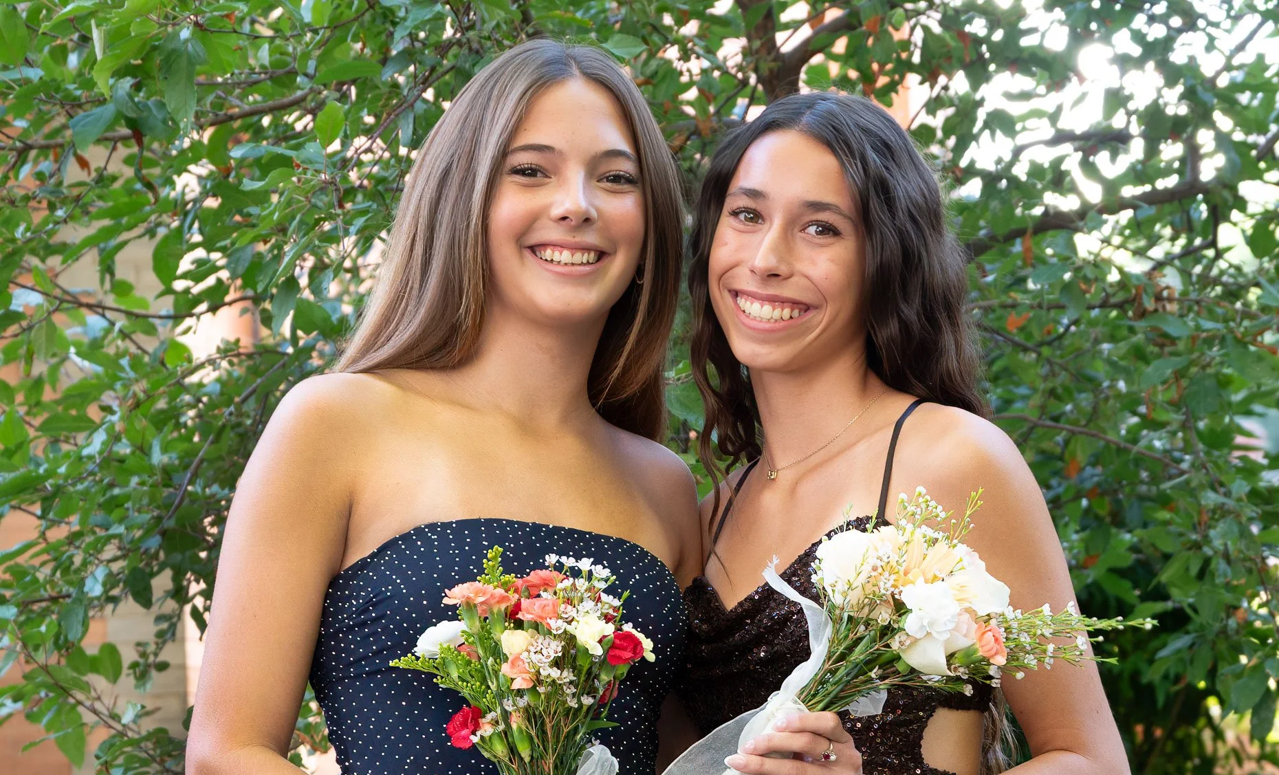 Girls at homecoming 
