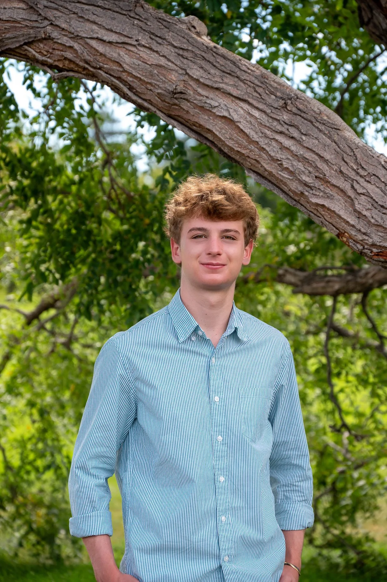 Senior in park