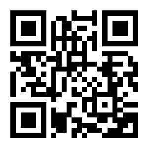 A QR code in black and white.