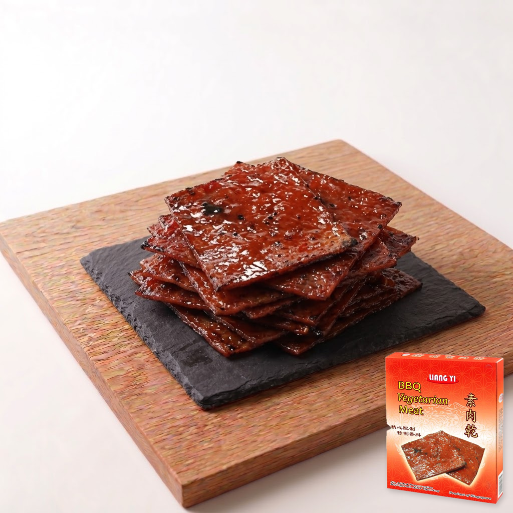 BBQ Vegetarian Meat 粮亿素肉干