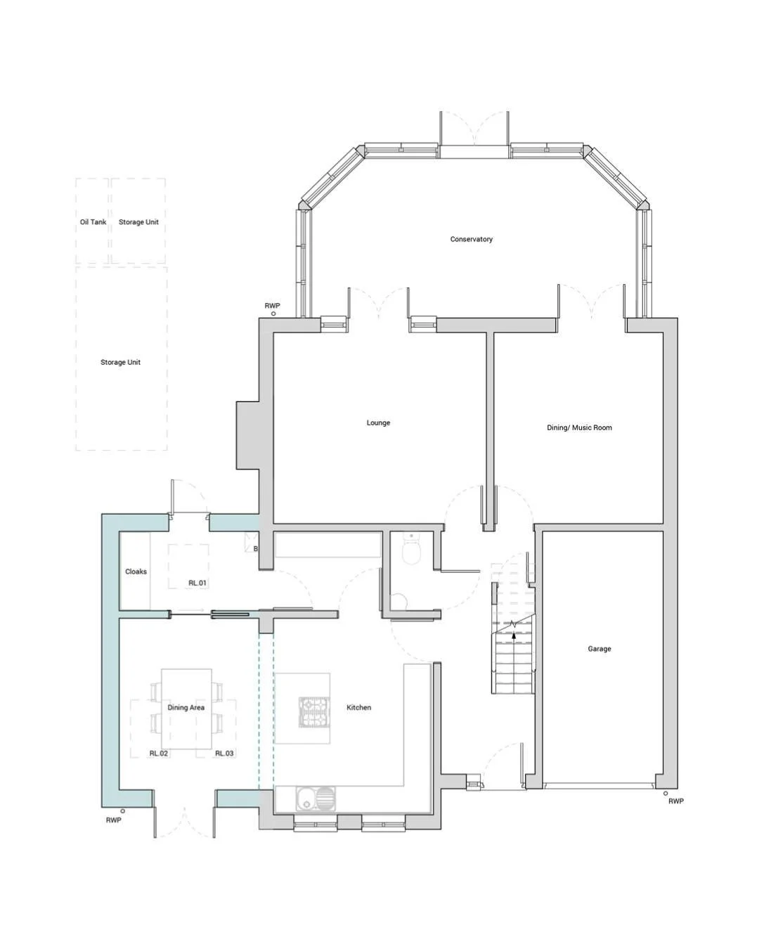 A clear set of drawings can make or break a project before it even reaches site.

This scheme shows how a relatively modest extension and internal reconfiguration can significantly improve how a home functions day-to-day:
&bull; Better connection bet