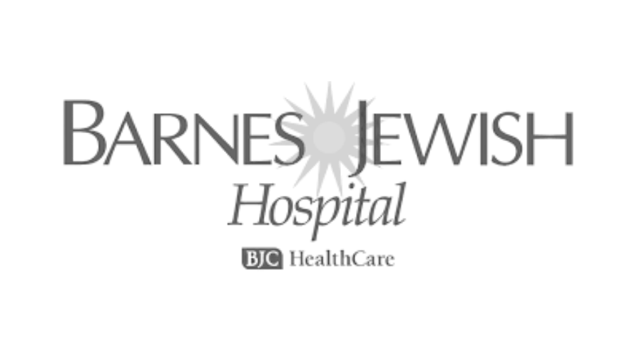 Barnes Jewish Hospital logo with a sunburst icon.