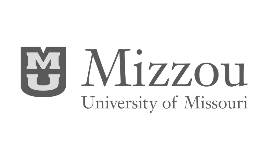 Logo of the University of Missouri, featuring a shield with an M shape and the text 'Mizzou University of Missouri'.