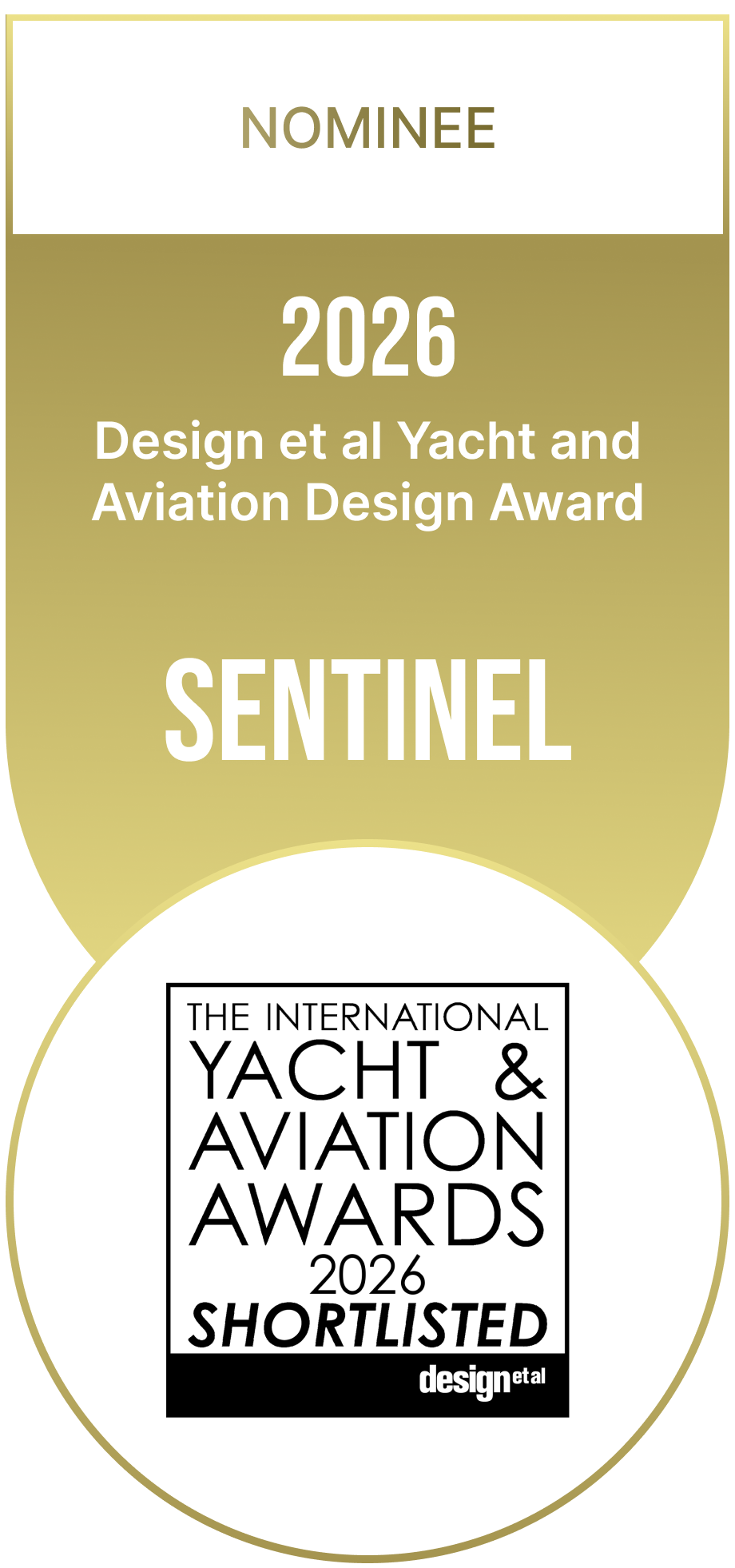 Sentinel, shortlisted, 2026 International Yacht & Aviation Awards