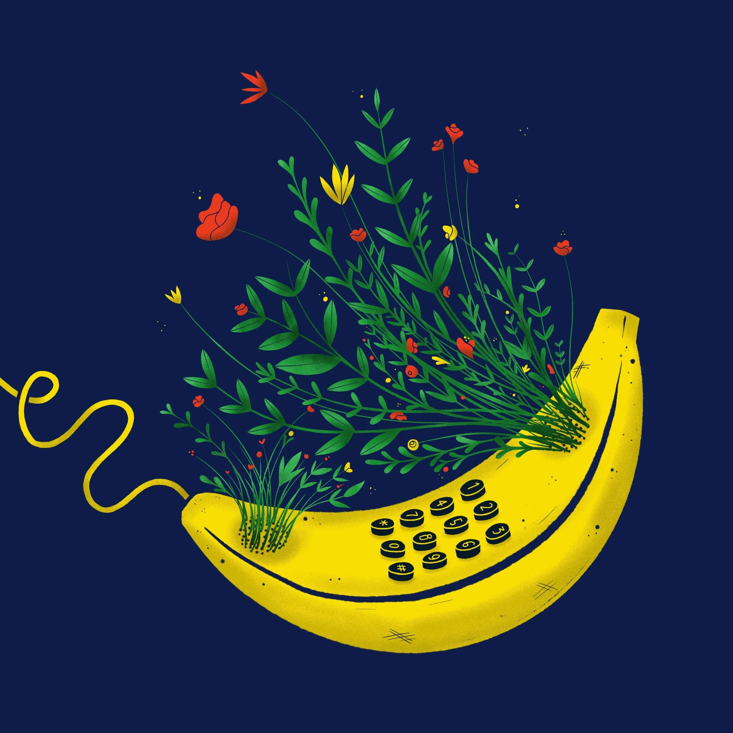 Molly Russell_Illustration_2019_Banana Phone_2019.jpg