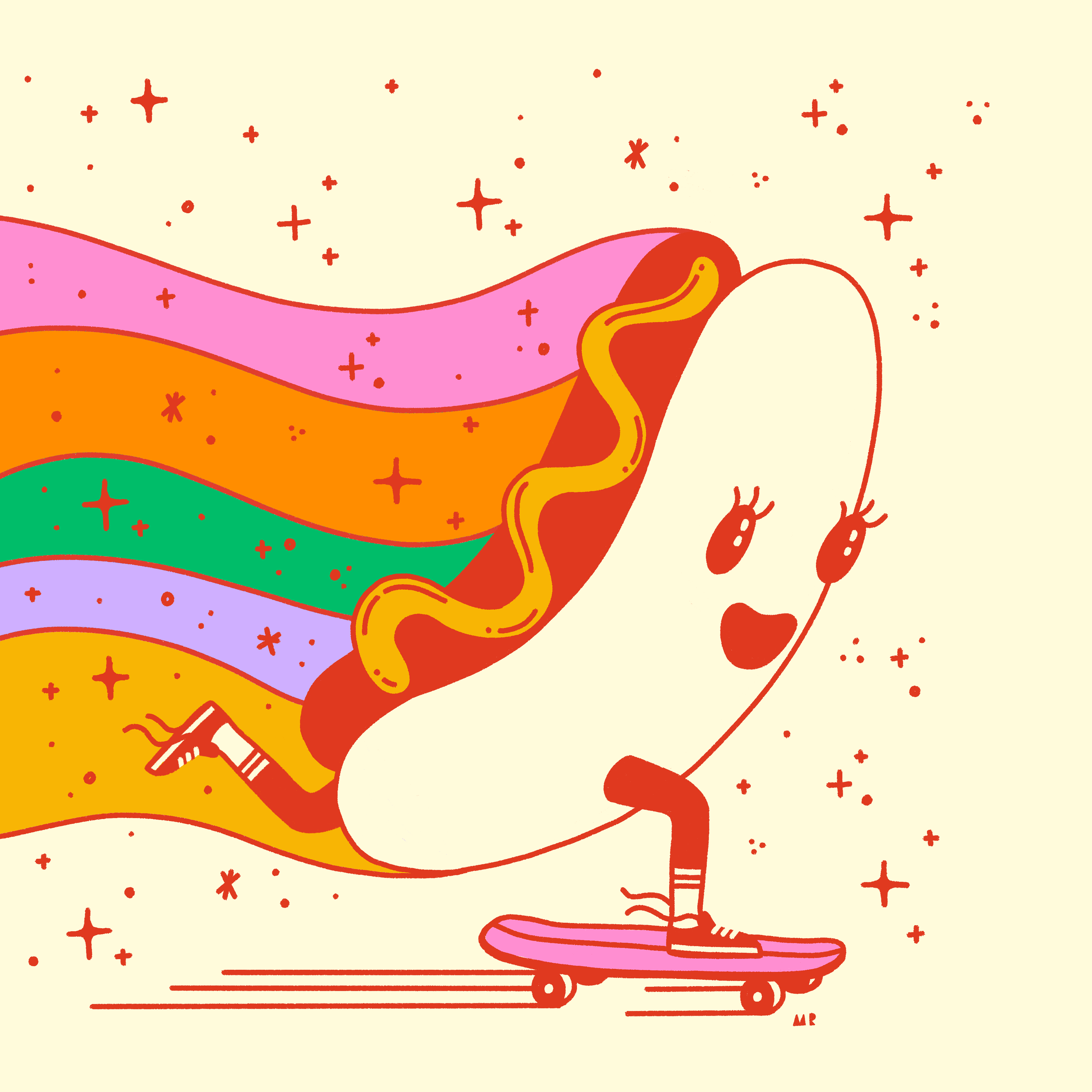 Molly Russell_Illustration_2021_Hot Dog Skate_2021.png
