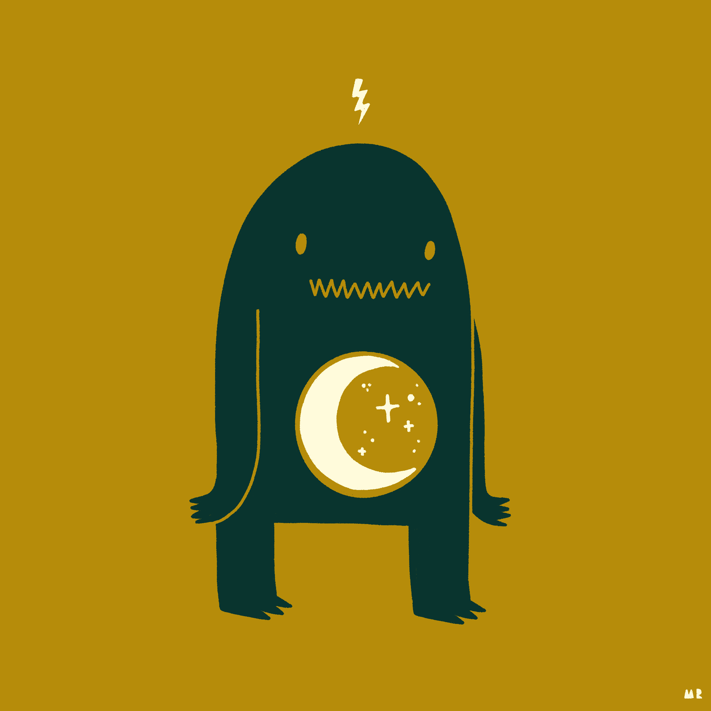 Molly Russell_Illustration_2021_Grief Monster A_2021.png