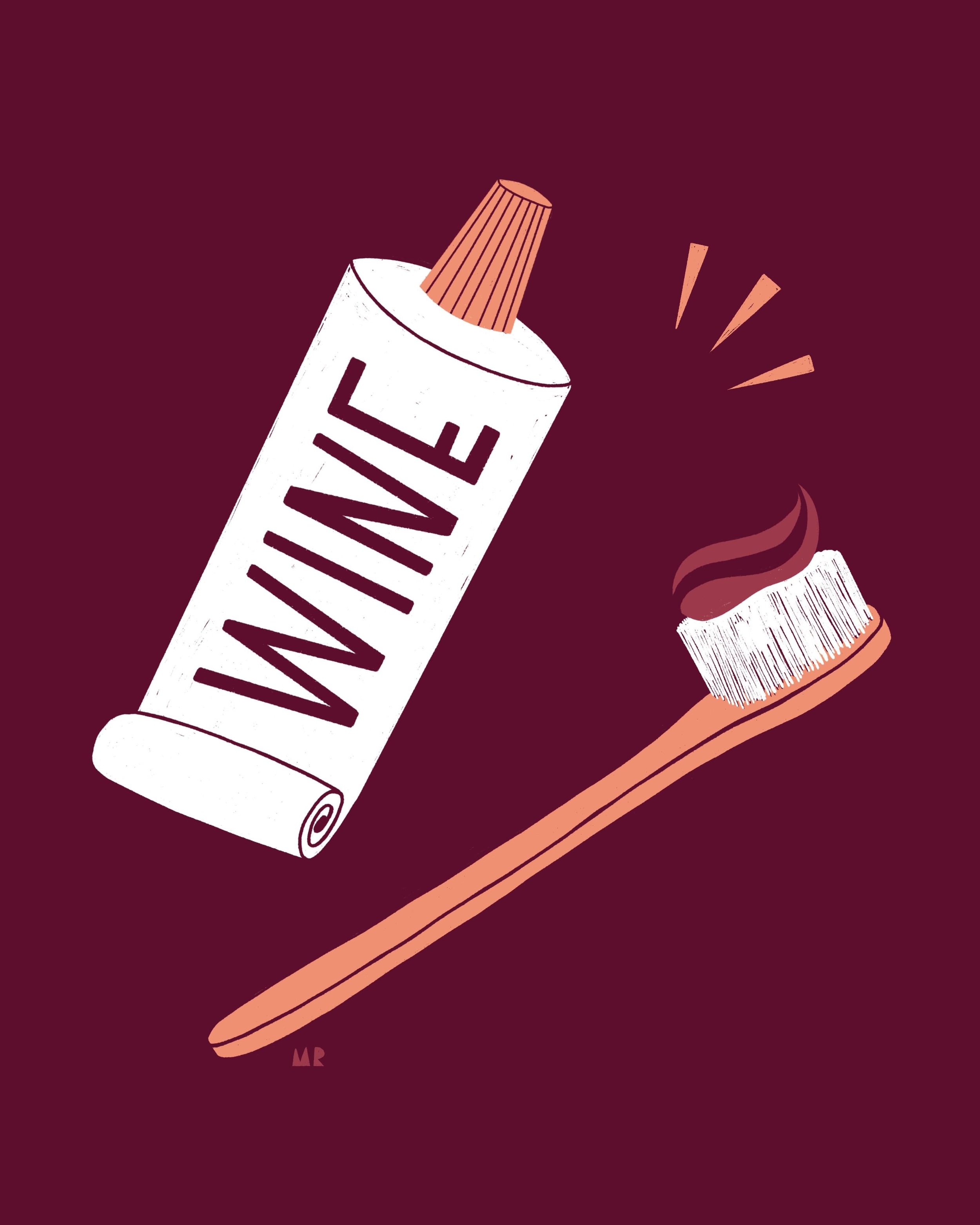 Molly Russell_Illustration_2020_Wine Toothpaste_2020.jpeg