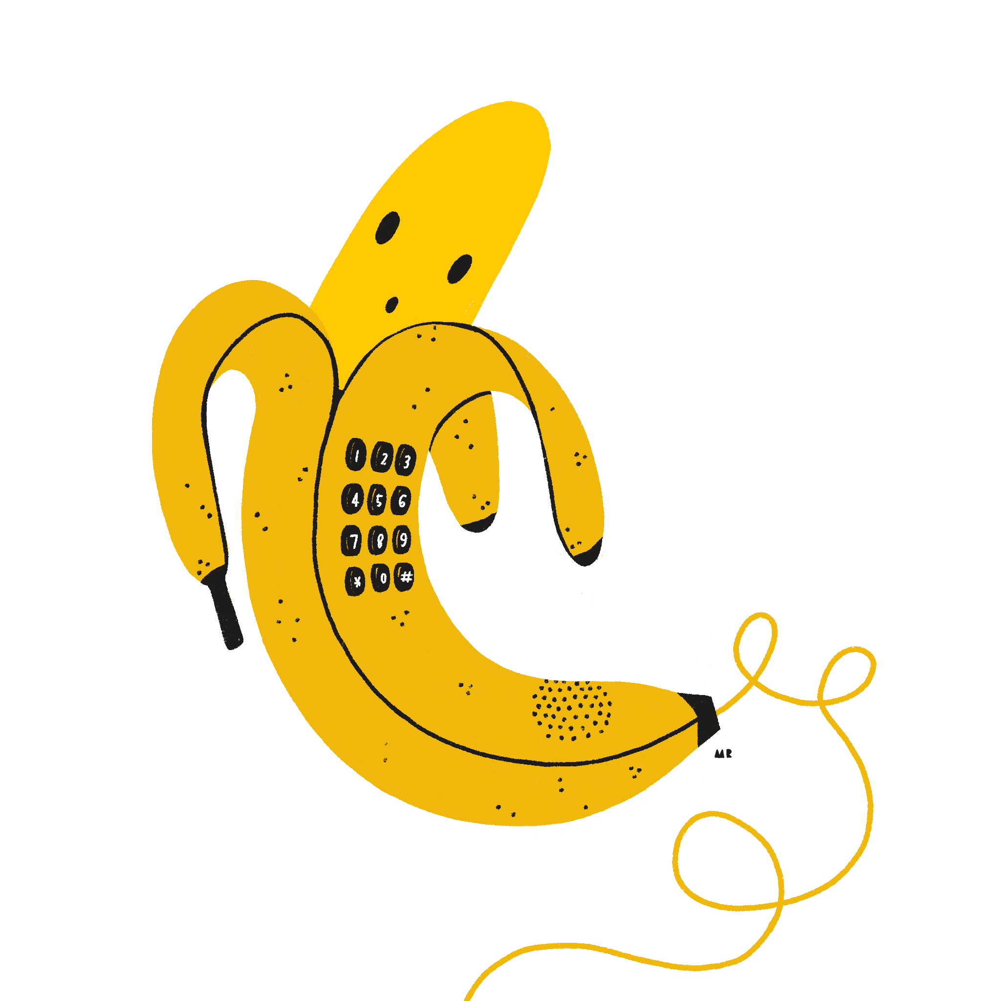 Molly Russell_Illustration_2020_Banana Phone_2020.png