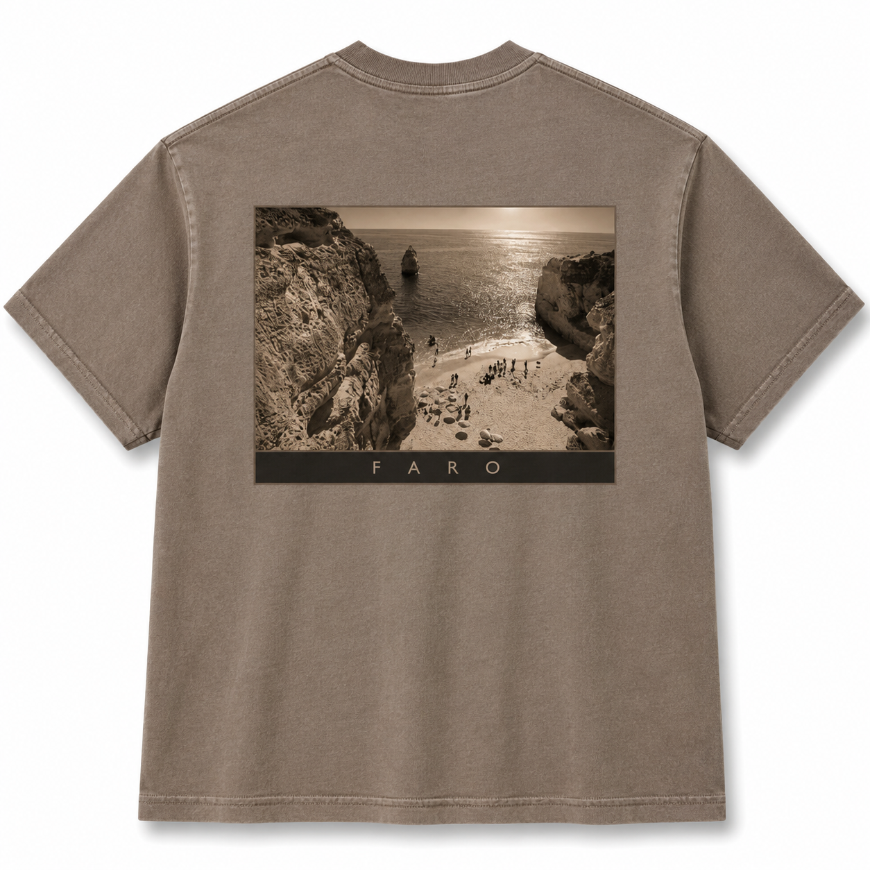 SAUDADE DE FARO Vintage Wash Cotton T-Shirt