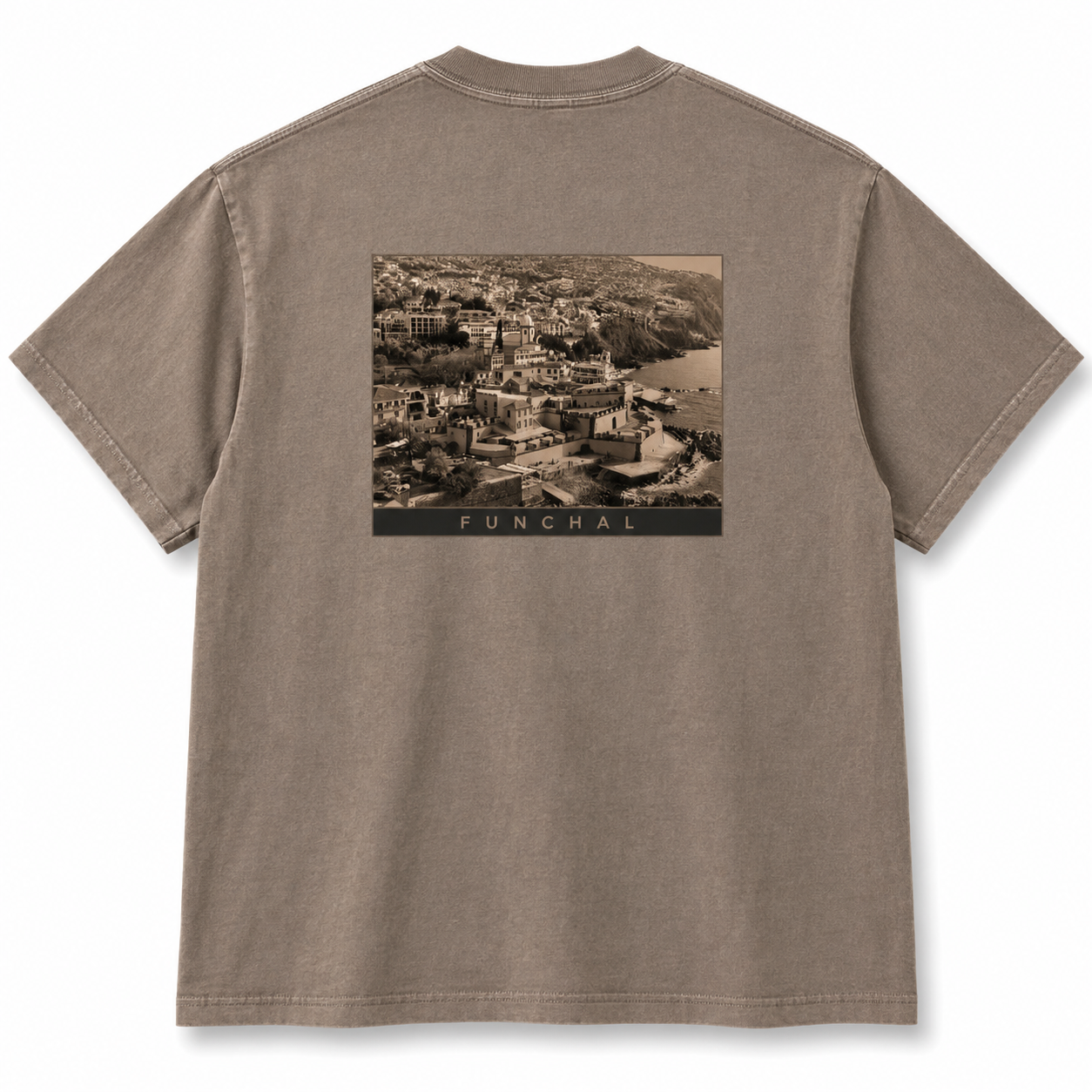 SAUDADE DE FUNCHAL Vintage Wash Cotton T-Shirt