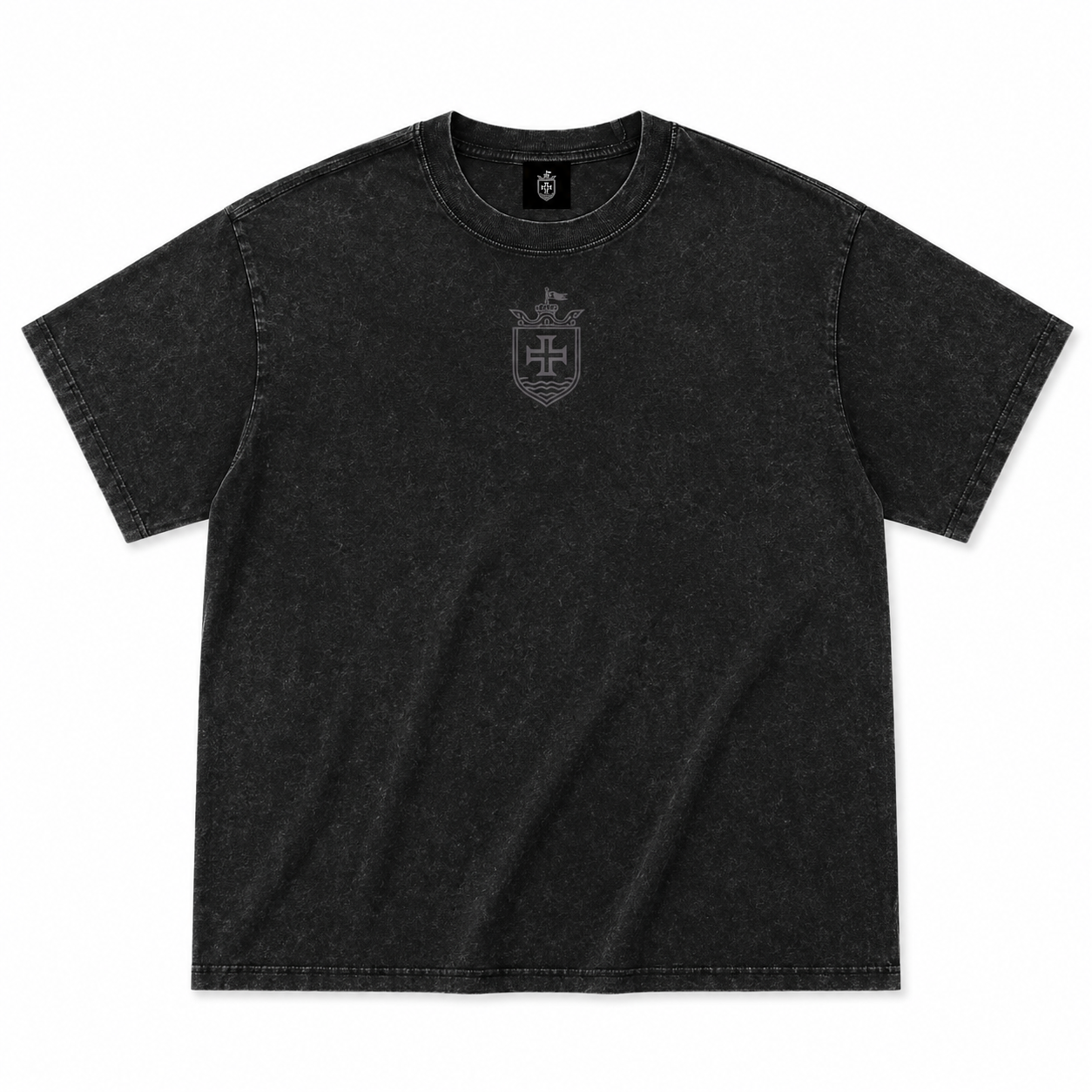 SAGRES Snow Washed Oversized Cotton T-Shirt