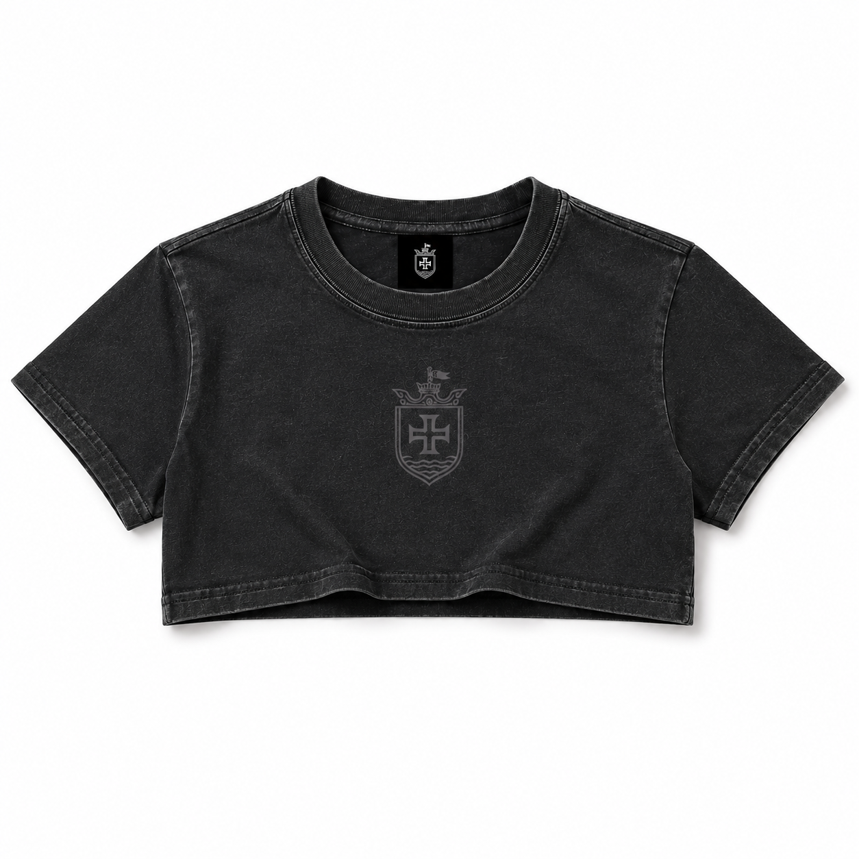 TERCEIRA Snow Washed Crop Top