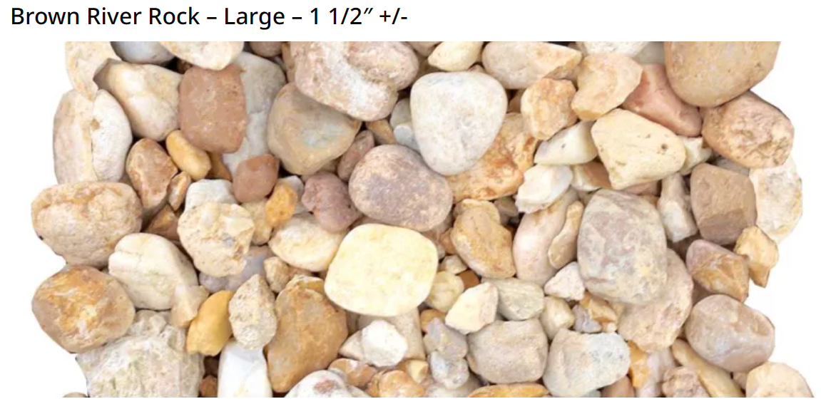 Large Brown River Rock