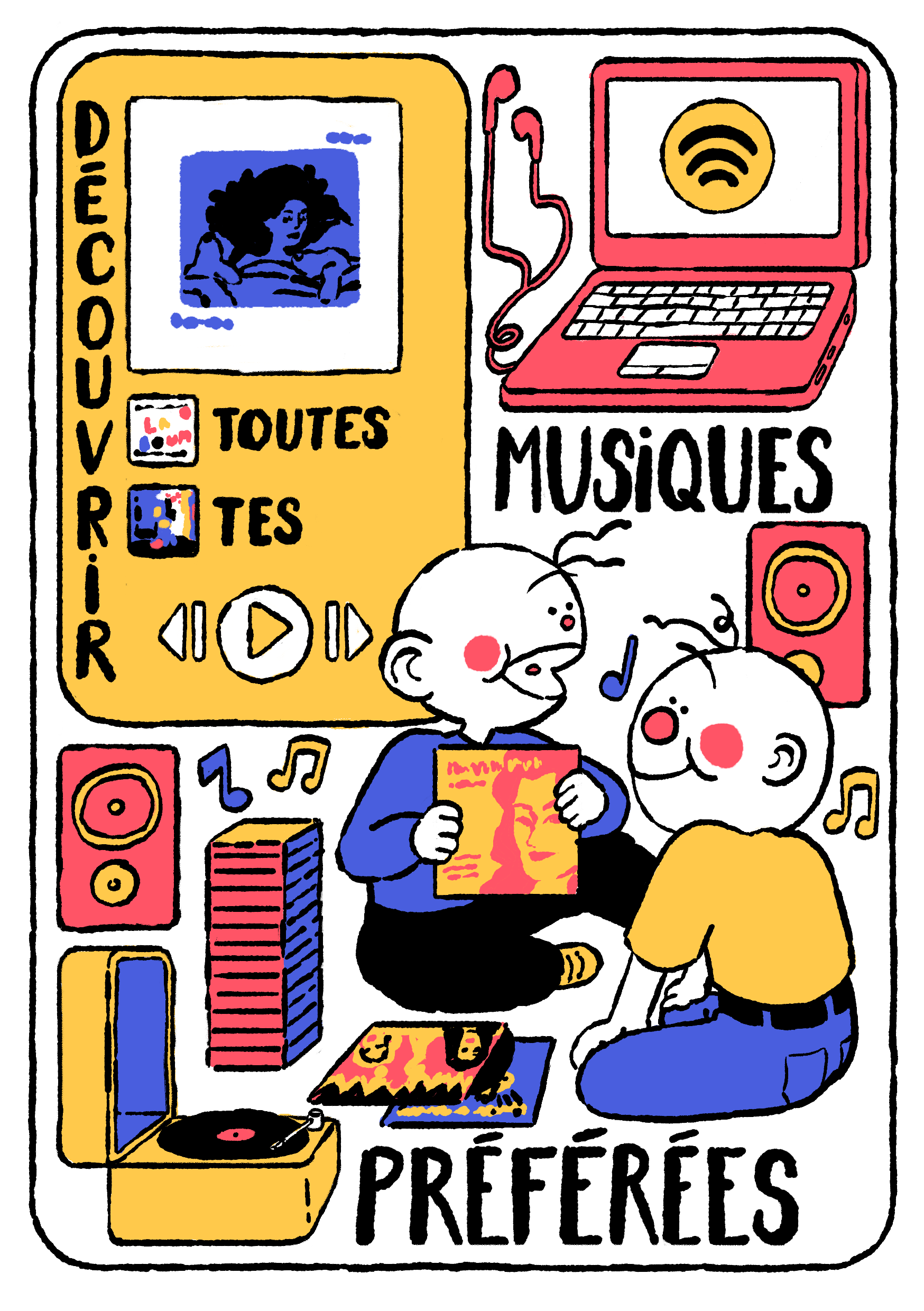 2023 | Illustration réalisée pour "Ce que j'aime chez toi", fanzine publié avec Aliénor Doublet