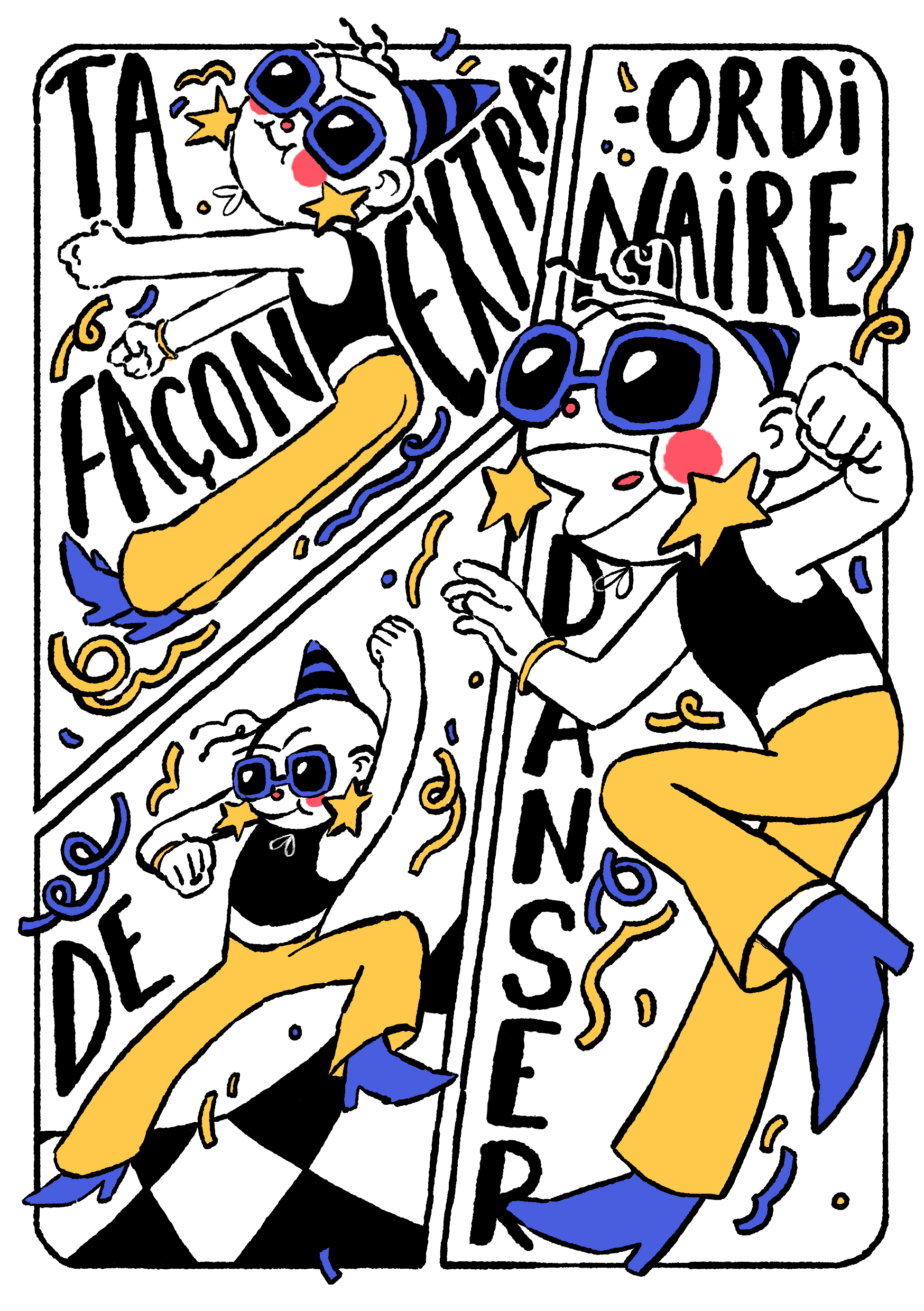 2023 | Illustration réalisée pour "Ce que j'aime chez toi", fanzine publié avec Aliénor Doublet