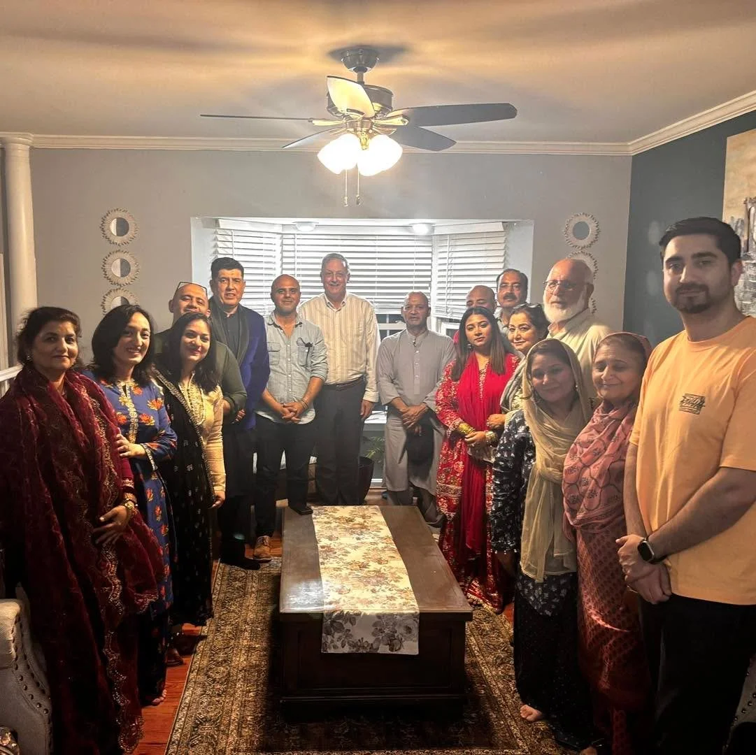 Eid Mubarak to all who are celebrating. 🌙 

Last night I had the honor of being invited to an Eid dinner with @junaid4va and his family and friends. 

One of the things I believe most deeply is that a representative should show up for every constitu