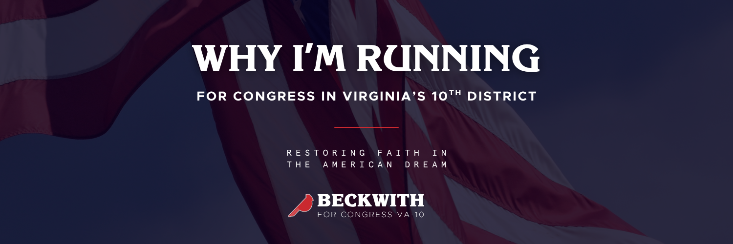 Why am I running for Congress in VA-10?