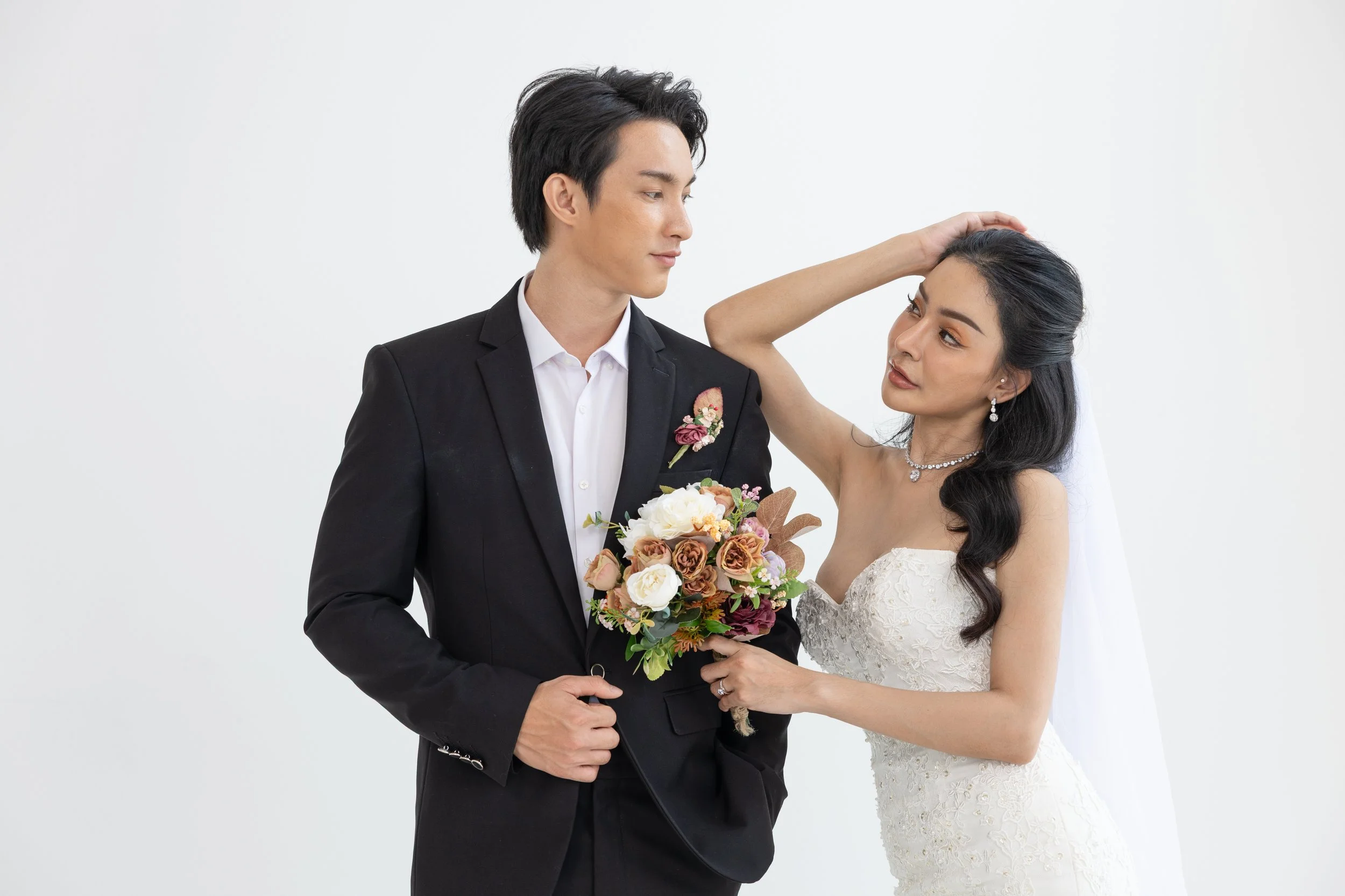 Studio Booth · Black & white or color, cocktail-hour portraits