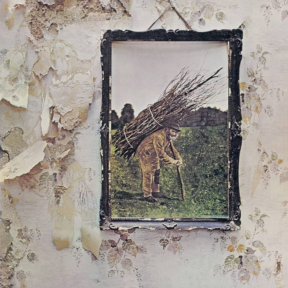 "Led Zeppelin IV album cover used as reference recording"