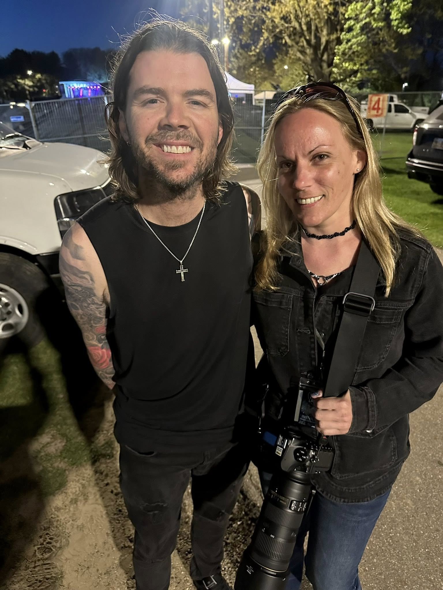 Bobby Amaru (Saliva) and Tarah Leigh ar Rock Lansing 2025