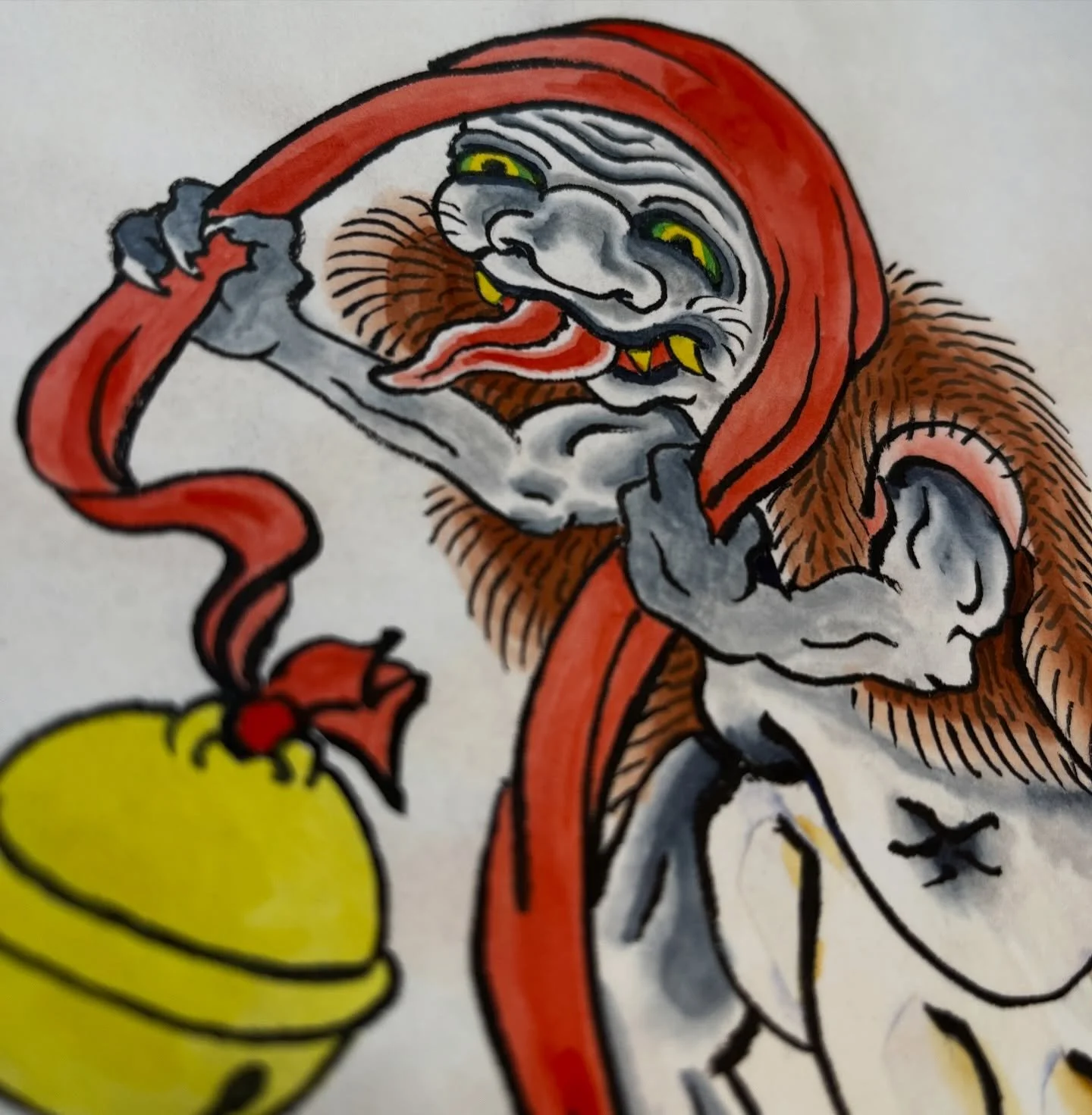 Yokai nr.68 🔔 

If this speaks to me you send me a DM and we&rsquo;ll set up an appointment ✌🏻😎