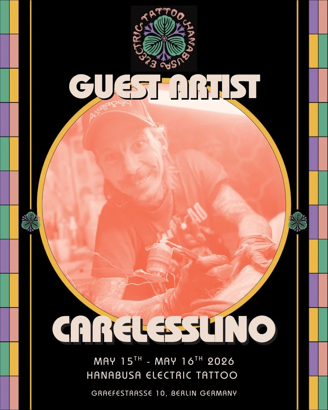 ⚡️GUEST ALERT⚡️
The talented @carelesslino will be joining us May 15th and 16th!
Don&rsquo;t miss this opportunity to get a sick tattoo by a great artist, big or small.

You can contact him directly to book your tattoo 📩

📍Graefestra&szlig;e 10, @h