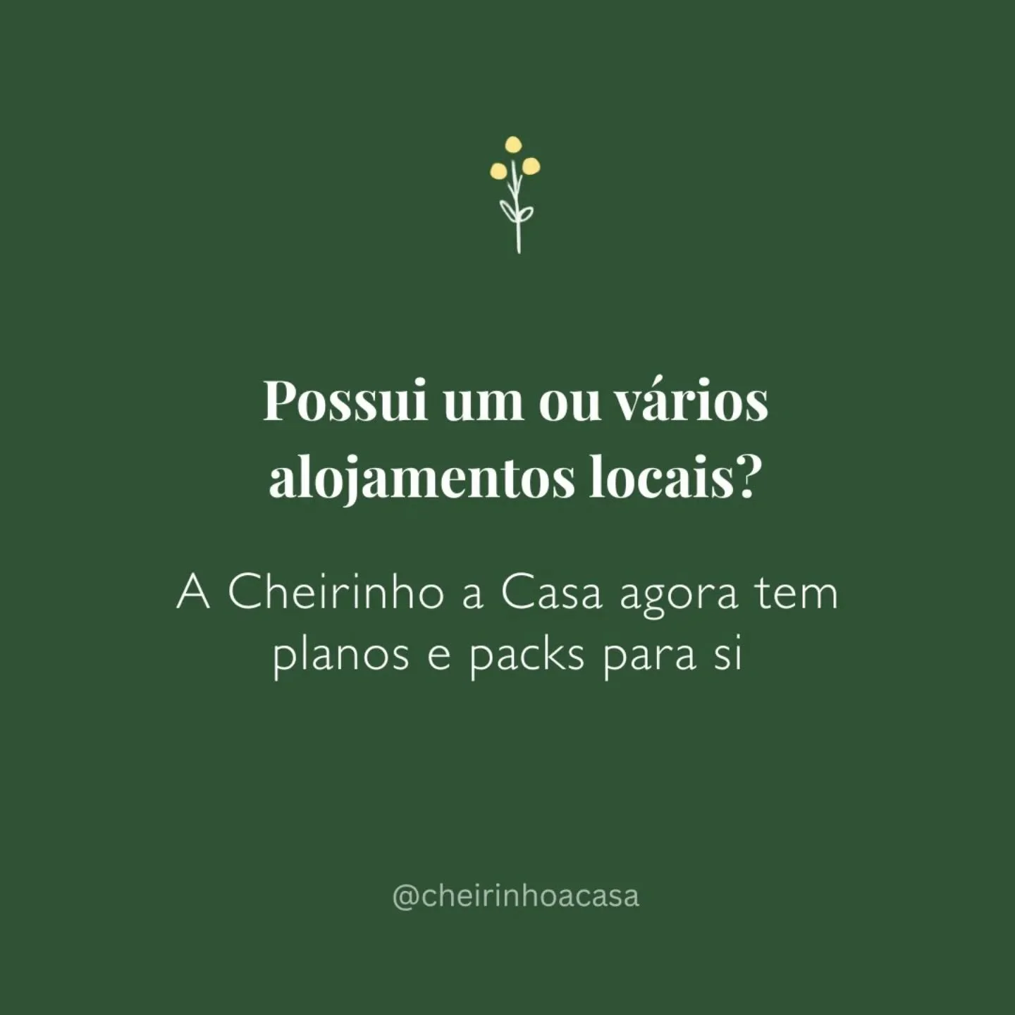 Possui alojamento local?

Temos planos que v&atilde;o desde a verifica&ccedil;&atilde;o mensal, at&eacute; a um plano completo de prepara&ccedil;&atilde;o antes de cada reserva.

Link do site na bio.

#cheirinhoacasa #celoricodebasto #terrasdebasto 

