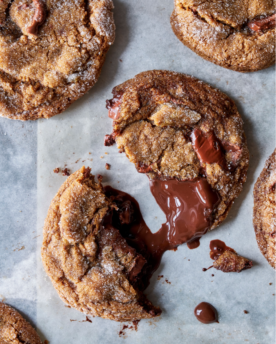 Triple-Ginger chocolate chunk Cookies 