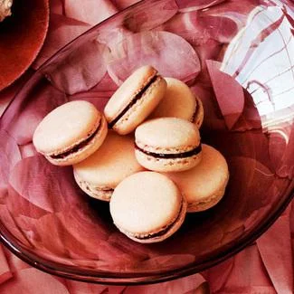 Raspberry Macarons
